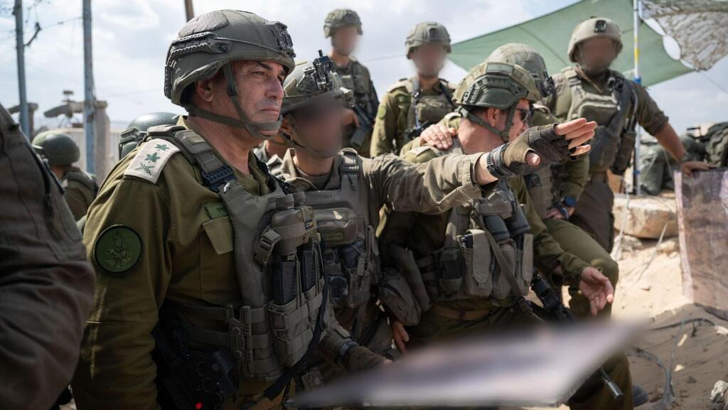 הרמטכ"ל רב אלוף אייל זמיר בסיור שטח ברצועת עזה