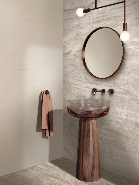 שקט ויזואלי - מראה אחיד רצפה וקיר