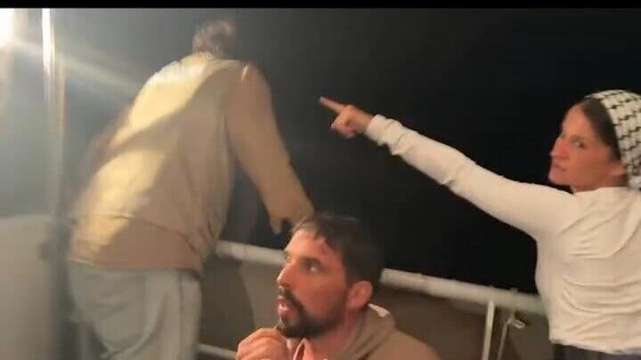 בהלה ב משט ל עזה עם פעילים ובהן גרטה טונברג בעקבות טענות לזיהוי כטב"מים