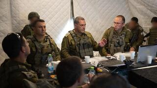הרמטכ"ל רב אלוף אייל זמיר בסיור שטח ברצועת עזה