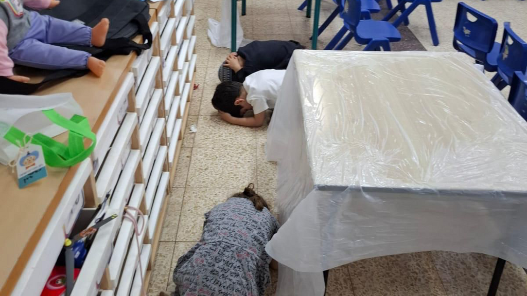 גן בחשמונאים בזמן אזעקה