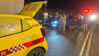 הזירה בה נרצחו שני גברים סמוך לנחשולים