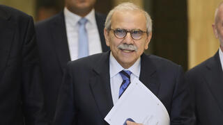 פגישה בין נשיא לבנון ג'וזף עאון לראש הממשלה נואף סלאם