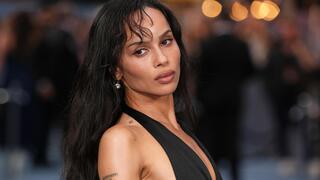 זואי קרביץ בפרמיירה לסרט "נתפסו על חם" בלונדון, 2025