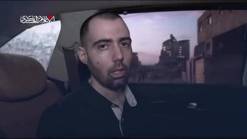 סרטון של החטוף גיא דלאל שפרסם ארגון הטרור חמאס ופורסם בעמוד האינסטגרם לשחרורו