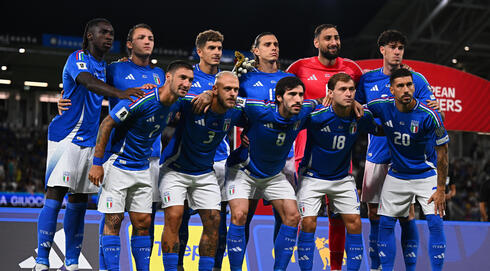 נבחרת איטליה לפני המשחק מול אסטוניה 