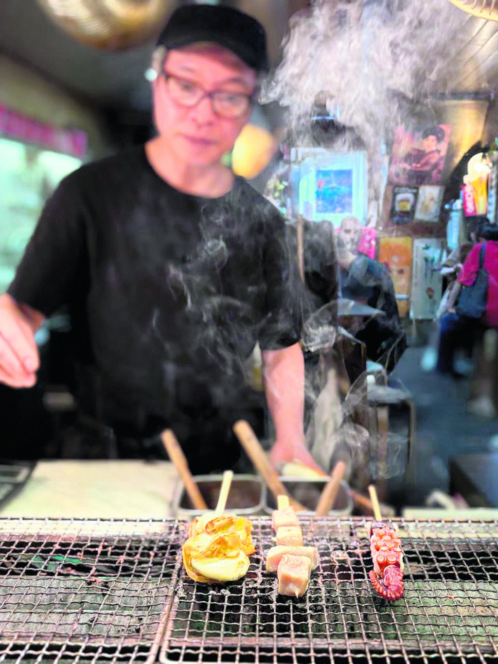 אוכל רחוב באוסקה. חגיגה של טעמים