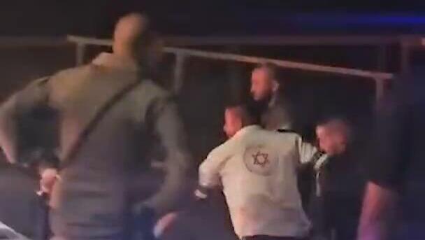 זירת הירי בסמוך למעלה עירון