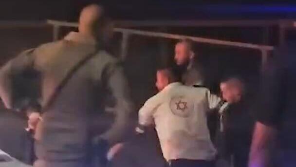 זירת הירי בסמוך למעלה עירון