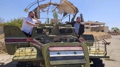 הרב משה קליין בביקורו בדמשק