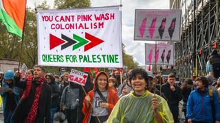 Пропалестинские демонстрации ЛГБТ