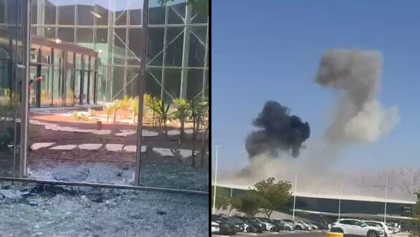 פגיעה ישירה בשדה התעופה רמון