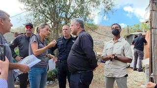 בן גביר בסיור משילות באום אל-פחם