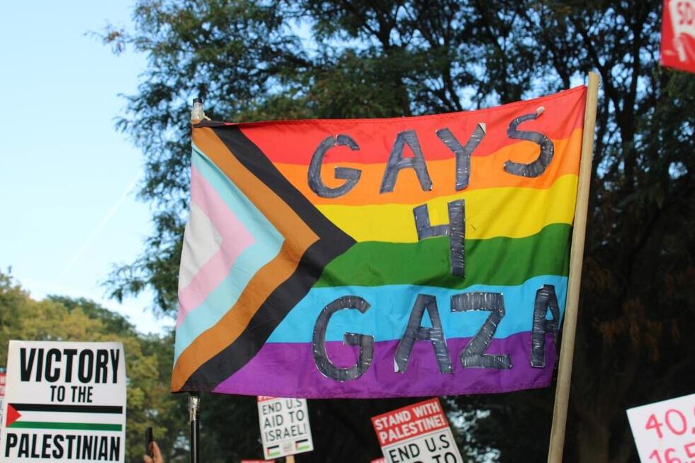 Пропалестинские демонстрации ЛГБТ