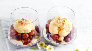 אגוזים ופיסטוקים בקרם דבש