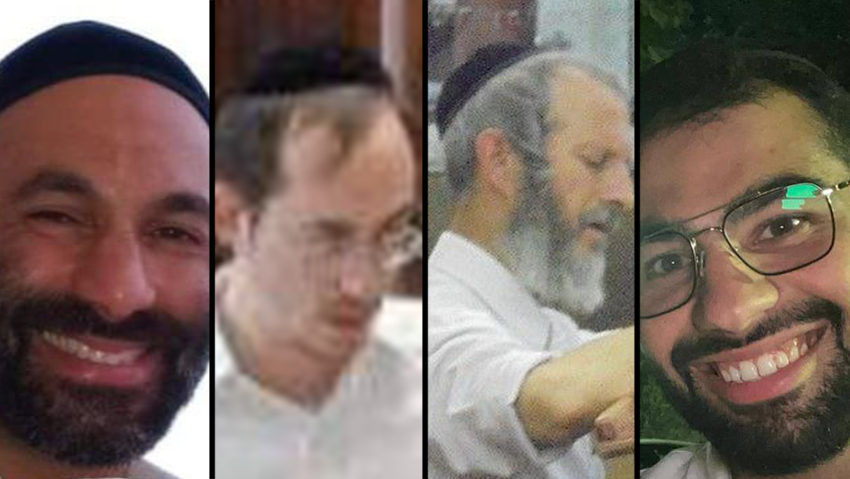 Rabino Yosef David, Yisrael Metzner, Levi Yitzchak Pash, Yaakov Pinto Rabino Yosef David, Yisrael Metzner, Levi Yitzchak Pash, Yaakov Pinto
