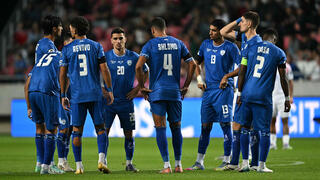 שחקני נבחרת ישראל מאוכזבים 