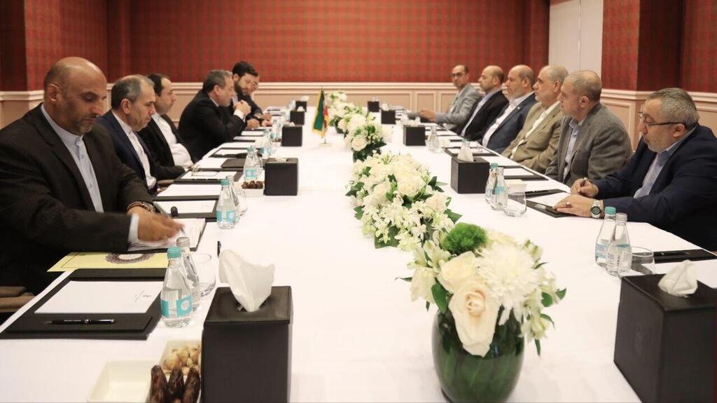 הפגישה האחרונה של מנהיגי חמאס לפני התקיפה בדוחא