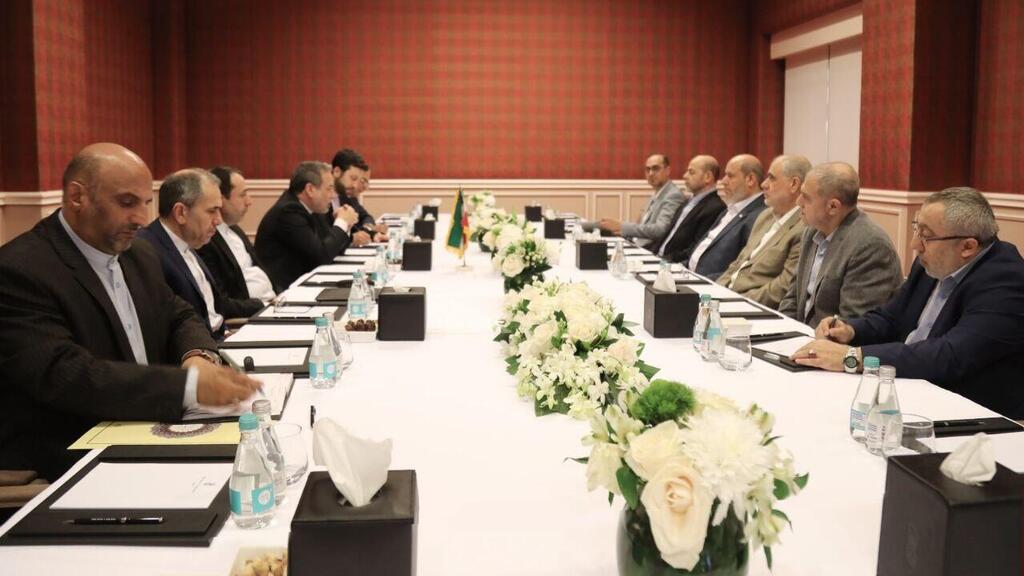 הפגישה האחרונה של מנהיגי חמאס לפני התקיפה בדוחא