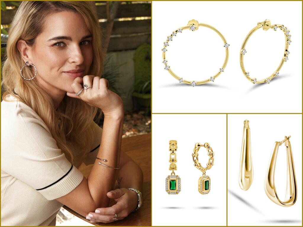 Крупные серьги - акцент на лицо 