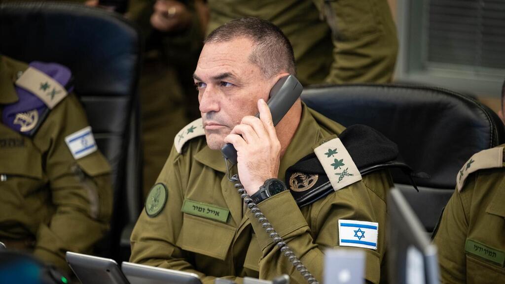 IDF Chief of Staff Lt. Gen. Eyal Zamir (Photo: IDF) הרמטכ״ל אייל זמיר בבור חיל האוויר בעת היציאה למתקפה בדוחא