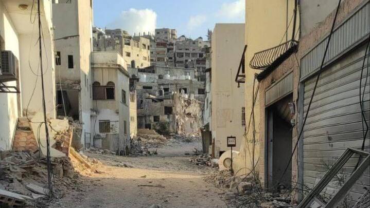 ההרס במחנה הפליטים ג׳נין