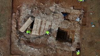 חדר הקבורה הרומי שהתגלה באלבניה