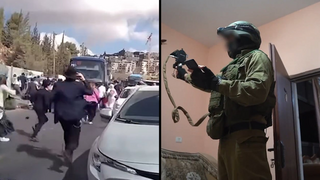 תיעוד ממיפוי בתי המחבלים שביצעו את הפיגוע בצומת רמות