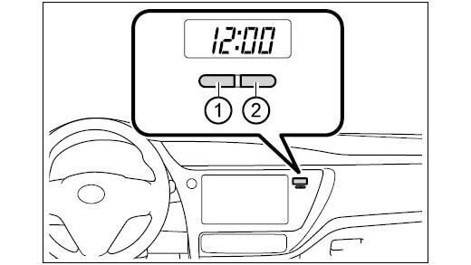 כוונון שעון בטויוטה