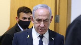 נתניהו באולם הדיונים