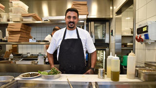 השף נידאל חרובי ממסעדת מנסורה