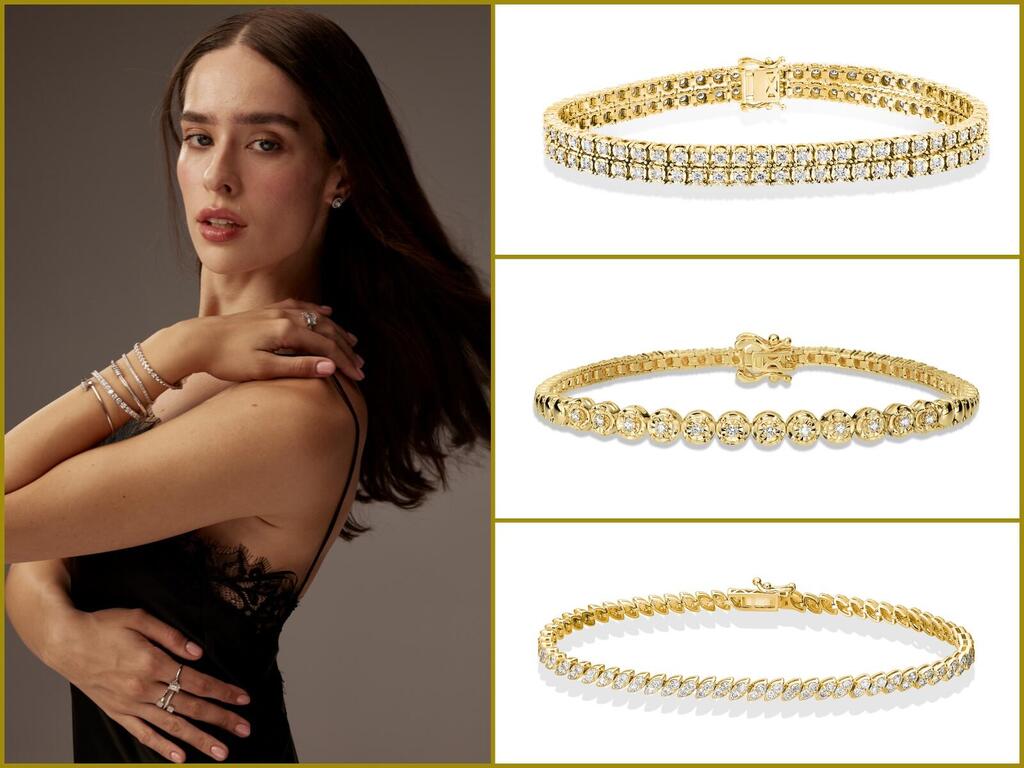 Двойной ряд бриллиантов - еще больше сияния в одном украшении  