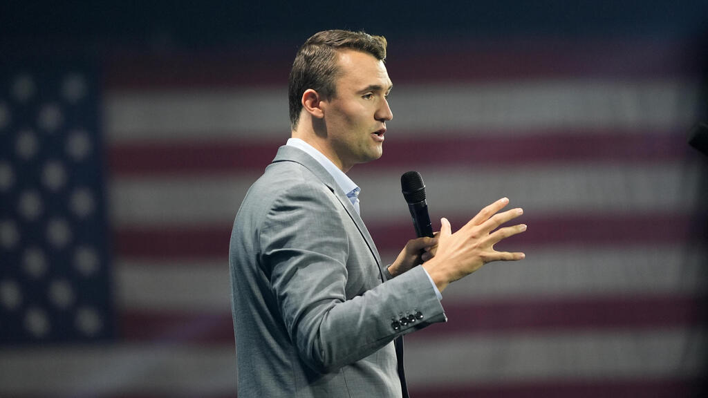 Influential conservative activist Charlie Kirk (Photo: AP/ Alex Brandon) צ'רלי קירק שמרן ארה"ב נורה