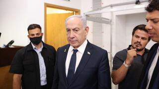 נתניהו באולם הדיונים
