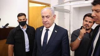 נתניהו באולם הדיונים