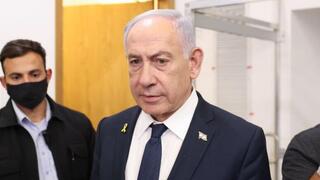 נתניהו באולם הדיונים