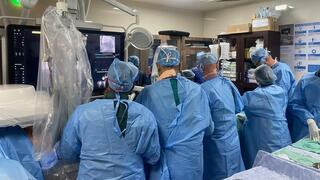 The first phase of a first-in-human clinical trial of TruLeaf Medical's RoseDoc docking system 