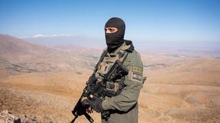 יאיר קראוס בסוריה עם לוחמי חטיבת ההרים 810