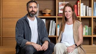 מייסדי בלוקס. מימין: מיכל לופו מנכ"לית, וטל הרמתי CTO