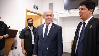 נתניהו באולם הדיונים