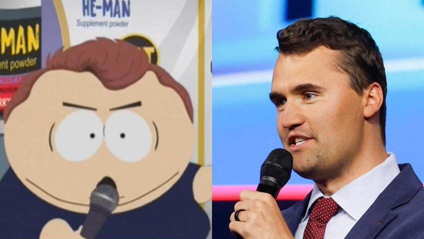 צ'רלי קירק וחיקויו ב"סאות' פארק"