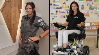 מורן יצחייק, מתנדבת מג"ב בשיקום בשיבא תל השומר