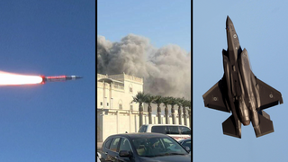 מטוס חיל האוויר F35 תקיפה דוחא קטאר טיל בליסטי