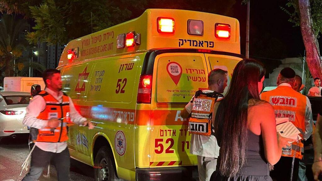 זירת תאונת הדרכים באור עקיבא