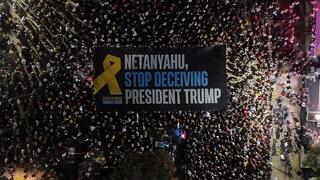 עצרת בכיכר החטופים