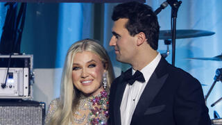 אריקה וצ'רלי קירק באירוע של Turning Point USA בינואר השנה