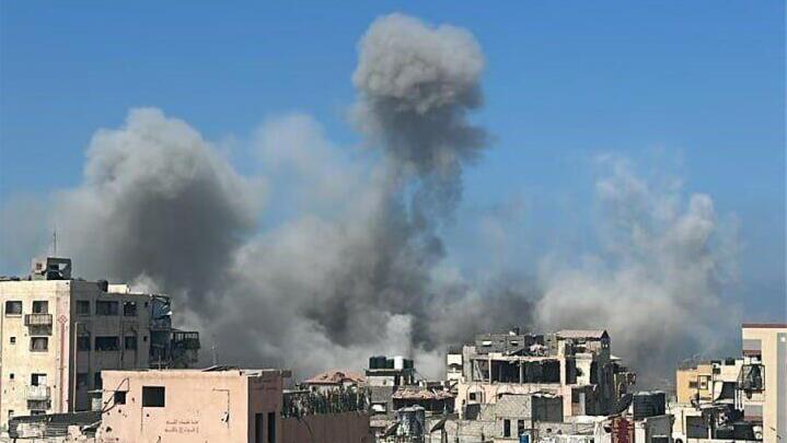 Атака в Шати חיל האוויר תקף שורת תקיפות את אזור בתי הספר במחנה שאטי שבמערב עזה.