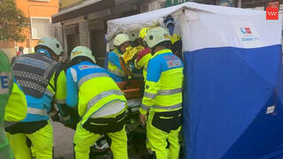 ספרד מדריד פיצוץ ב בר חשד ל דליפת גז