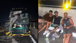 זירת תאונת דרכים בוויאטנם שבה נפצעו שמונה מטיילים ישראלים