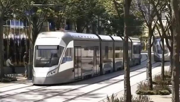 סרטון הדמיה של הקו הכחול בירושלים 